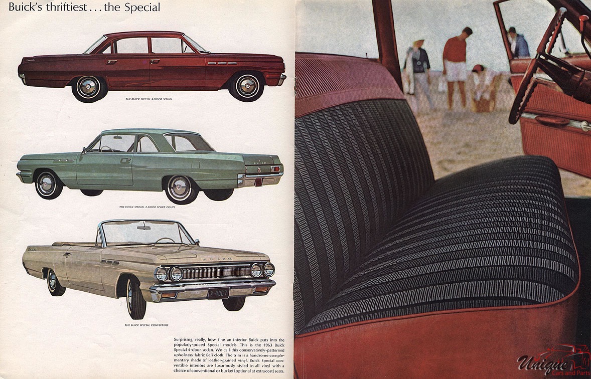 1963 Buick Trim-Size Models Brochure Page 10